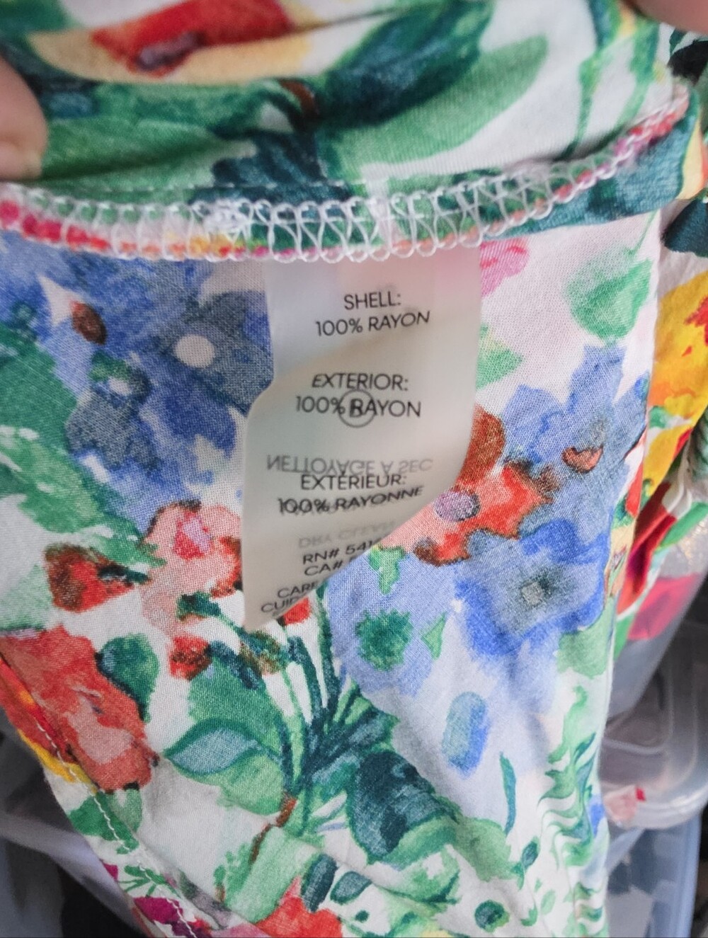 Calvin Klein Multicolor Floral Midi Dress - Picture 8 of 9
